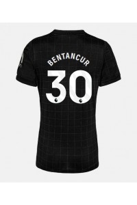 Tottenham Hotspur Rodrigo Bentancur #30 Jalkapallovaatteet Naisten Vieraspaita 2025-26 Lyhythihainen